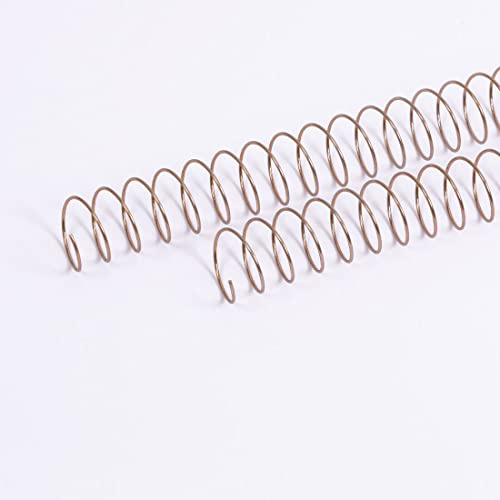 Craftelier - Lot de 2 Spirales pour la Reliure d'albums, de Carnets ou d'agendas | Idéal pour le Scrapbooking et les Projets de Bricolage | Ø 2,54 cm (1) | Longueur 30,5 cm (12) - Couleur Or Rose
