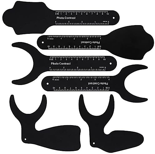 mmagicc Dental-Kontrastmittel Intraoralfotografie 6 PCS Dental-Foto-Kontrast-Set Kit Für Intraorale Palatinalfotografie Schwarzes Hintergrundbrett Für Zahnklinik Labor - Autoklavierbar