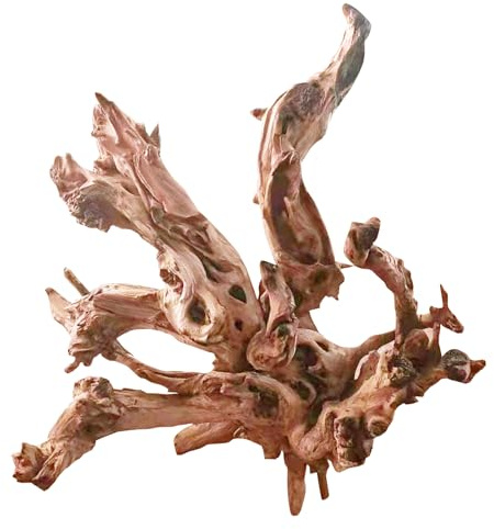 Jorewood Natural Large Aquarium Driftwood for Fish Tanks & Reptile Terrariums – 100% Safe Fish Tank Decorations, Unique Twisted Branches 1-Piece 13-17 Inch Low Tannin, Easy to Sink