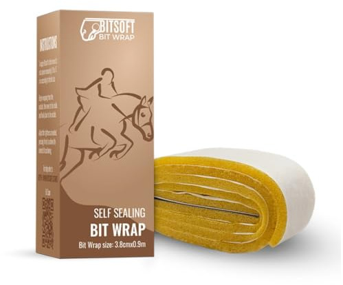 Bitsoft Selbstklebende Gebissbandage für Pferde - 5 mm Soft Foam - Flexible Latexbandage - Optimaler Schutz und Komfort - Langlebig und leicht anzulegen - Kosteneffizient Dank dickerem Material