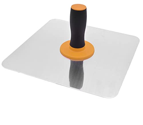 frattazzo per intonaco frattone in Acciaio Inox Cazzuola for puntamento Cazzuola in Alluminio Supporto for Malta Costruzione con Manico Strumento for intonacatura DIN889 Spatola for Finitura Pala