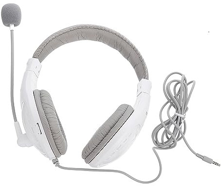 Housoutil Kopfhörer Mit Kabel Headset Stereo-Gaming-kopfhörer Mit Mikrofon Geeignet Für Laptops Und Desktop-Computer Protein-ohrenschützer Mit Schwammfüllung Hi-fi-mikrofon Mit