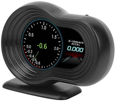 Universal Head Up LCD Display OBD2 GPS Auto HUD Monitor Praktisches Multifunktionsinstrument Schwarz