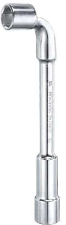 sourcing map Llave hexagonal en forma de L, 13 mm, acero de alto carbono, doble extremo, métrica, 6 puntos, tubular, para reparación general, tuberías, mantenimiento de automóviles de bicicleta