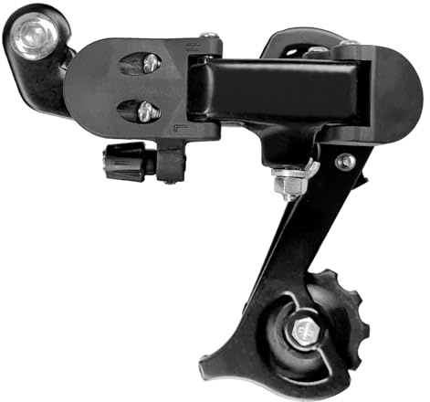 Aikolesa K143 6/7 Speed Rear Derailleur - Direct Mount Aluminum Alloy Bicycle Derailleur for MTB/Tricycle/Commuter, Ultra-Durable & Smooth Shifting (Black)