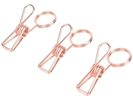 Cocoarm 10 clip per carte di credito, in metallo, per eventi di matrimonio, con impostazione complementare e raffinatezza per l'organizzazione di (oro rosa)