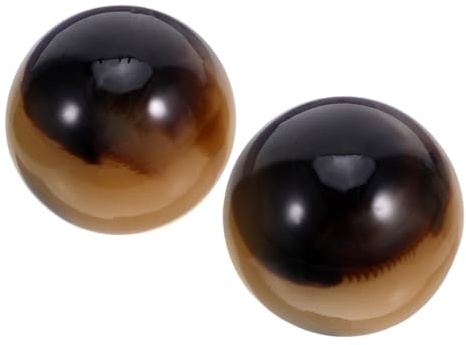 FRCOLOR 2 Stück Harz Baoding Kugeln für Handübungen Handfitnessbälle zur Entspannung Handlich für Unterwegs für Senioren