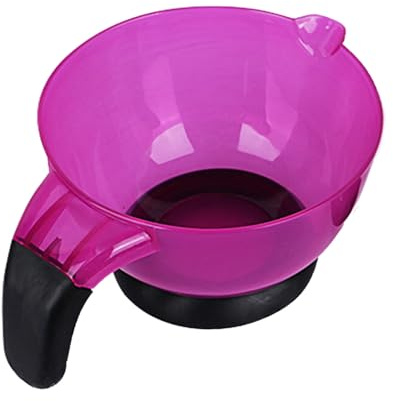 Tazón de tinte para el cabello con succión: mezcla de colores antiderrames con taza estable, recipiente duradero, uso multifuncional | Accesorios para colorear para salón, tratamiento en el hogar, her