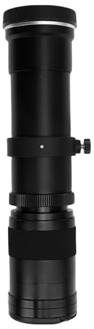 Tbest Teleobjektiv med Högt Fokus Kameraobjektiv RF-fäste Avlägsna Motiv 420-800 Mm (Svart)