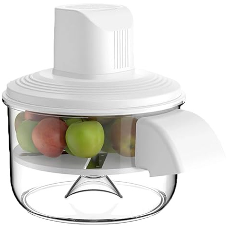 2026 Upgraded Automatic Electric Peeler for Potatoes, Grapes & Garlic, Rechargeable Wireless Fruit and Vegetable Skin Remover, Easy Clean Kitchen Tool (White)