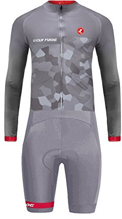 UGLY FROG 2018 Neuen Männer Fahrrad Breathable Frühling & Herbst Langarm Radfahren Skinsuit Herren Fahrradtrikot Triathon Bekleidung Fahrradbekleidung Fahrradanzug