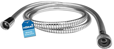 Universal Brauseschlauch 1,25 m Länge by kör4u | Sechsschichtiger DESIGN-Kunststoff-Schlauch knickfest und reinigungsfreundlich | Made in Germany