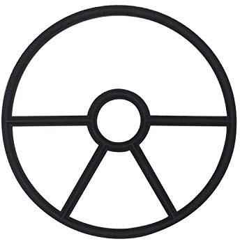 Junta estrella válvula selectora juntas filtro arena piscina 4 5 ramas para válvula selectora 1.5 2 pulgada (2 - OD16.8cm - Negro 4 ramas)