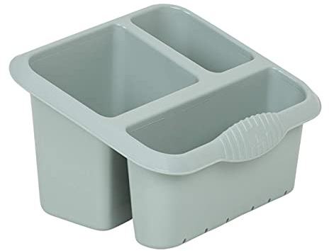 Whatmore Wham Silver Sage - Escurridor de Cubiertos de plástico