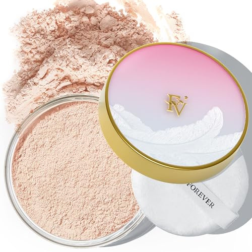 FV Setting Powder, Lightweight & Oil-control, Long Lasting Translucent Loose Powder with Matte Finish, Minimizes Pores & Talc-free Baking Powder Makeup for All Skin Types, Shade: Naturally Neutral