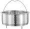 Vueinrg 17.5 cm steamer insert for pots cooking insert steamer insert steamer insert stainless steel steaming insert steam basket pressure cooker spare parts for cooking pot