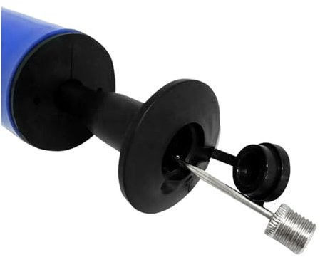 CLENEA 9 Teile/Satz Flexible Schlauch Volleyball Fußball Basketball Mit Nadel Hand Luftpumpe Langlebig Ballon Ball Inflator