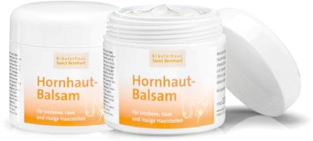 Sanct Bernhard Hornhaut-Balsam mit Panthenol, Urea, Bienenwachs & Sheabutter | 2 x 100 ml