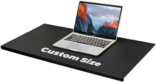 Büro Leder-Schreibtischunterlage,großes Mauspad mit Kantenschutz | individuelle Größe,wasserdicht glatt Schreibunterlage für Laptop-Tastatur