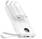 Power Bank 10000mAh con Cables Integrados, Bateria Externa Carga Rapida, VEEKTOMX Bateria Portatil Powerbank Viaje Cargador Portatil 5 Salidas y 2 Entradas Compatible con iPhone/Android... (Blanco)