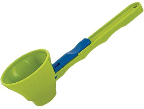 Cuchara de café, embudo medidor, cucharas de embudo de café, taza de polvo de proteína, cuchara de café, accesorios para cuchara de medición de café de proteínas con embudo
