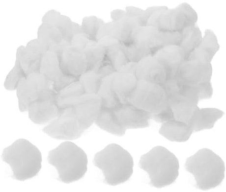 OSOLADY 1tasche Mini-wattebällchen Für Nagellackentferner Wattebällchen Zum Entfernen Von Make-up Saugfähige Zum Reinigen Kleine Aus Baumwolle Praktische Für Unterwegs