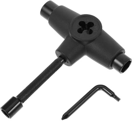 MUELODSIC 1satz Multifunktions-Roller Skate Werkzeug Professionelles Skate Tool Für Reparatur Und Montage Von Skateboards Und Rollerskates Inklusive Wrench Und Lagerwerkzeug