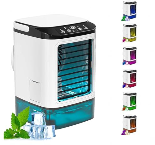 Con Caja De Hielo Mini Aire Acondicionado, Aire Acondicionado Caravana Con Tanque De Agua De 900ml Aire Acondicionado Camper