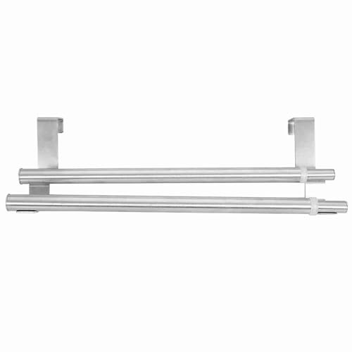 Porta Asciugamani per Bagno, Porta Asciugamano Retrattile da Bagno Asciugamano Barra da Camere da (40 cm a doppia asta retrattile)