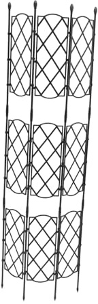 AKOOSY Treillis Jardin Métal pour Plantes Grimpantes Support Décoratif Polyvalent pour Jardin et Intérieur Surface Lisse sans Bavures Adaptable pour Vigne et Rosiers Organise et Embellit