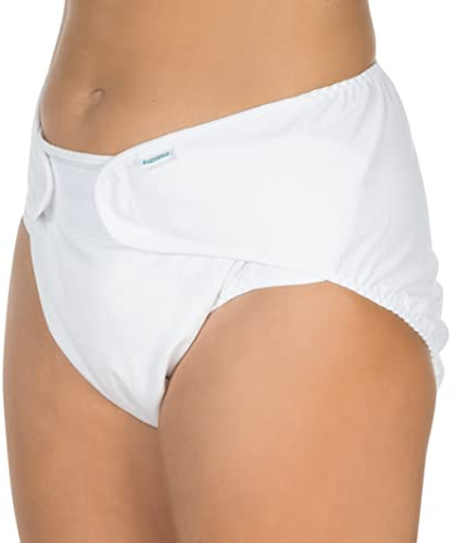 Suprima Windel-Slip mit Klettverschluss Art. 1276 (unisex) - Inkontinenzunterwäsche, waschbar mit Klettverschluss - Größe S-L - 1 Stück