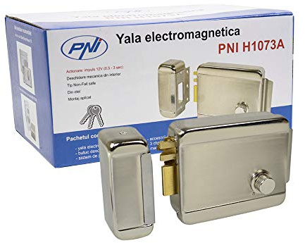 Elektrische Schloss PNI H1073A Zylinder Edelstahl Normal offen Non-Fail