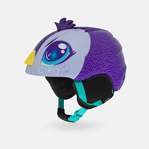 Giro Launch Plus Toddler Ski Helmet - Snowboard Helmet for Boys & Girls - Purple Penguin - XS (48.5-52 cm)