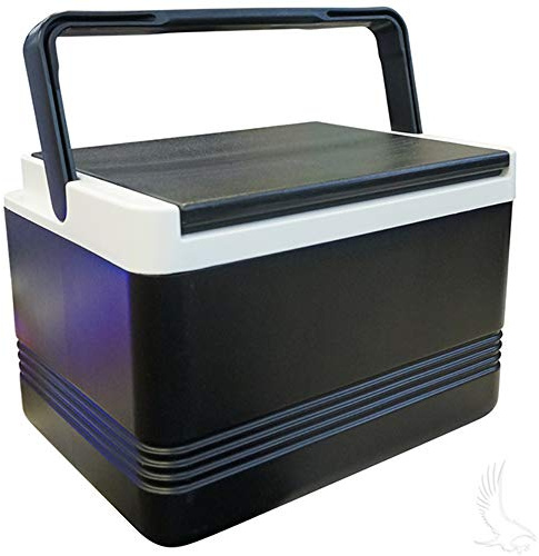 12 Quart Golf Cart Cooler for Club Car, EZGO, Yamaha | 12 Can Capacity | Universal Fit for Most Golf Cart Models