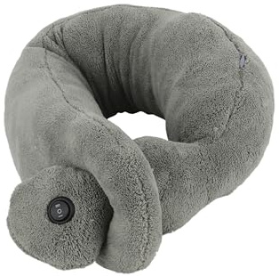 SENSLY - SB84102 Coussin Vibrant Relaxant Tour de Cou - Massage Doux Ou Tonique - Transportable - Housse Amovible Lavable - Dimensions 85 x 10 x 5 cm - Taille Unique - Multicolor