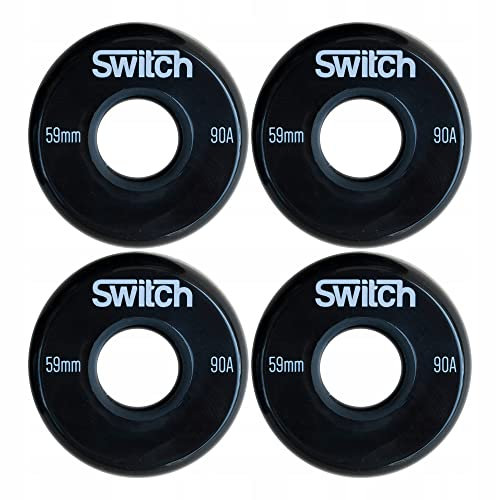 Wheels for Inline Skates 59mm Schwarz Ersatzräder Rollenräder Roller Skates Rollen