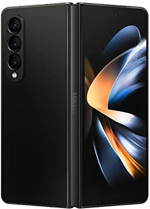Samsung Galaxy Z Fold4 256GB Black 7.6 5G (12GB RAM) (Renewed)
