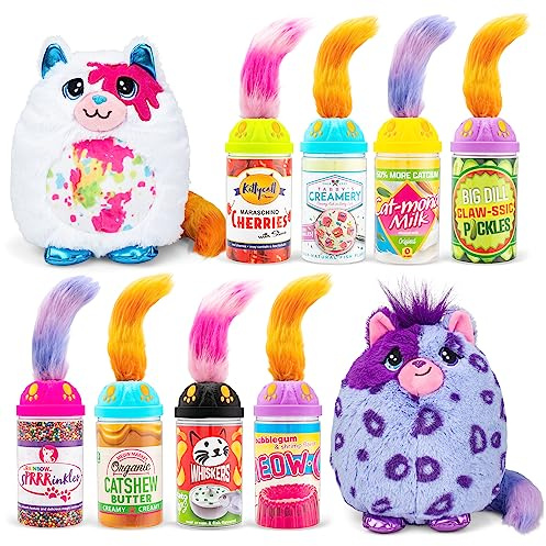 Basic Fun Misfittens Peluche à Offrir de Chat à Collectionner Surprise, Basic Fun, Douce, pour Filles et garçons, Jouets pour Jeunes Enfants, à partir de 4 Ans
