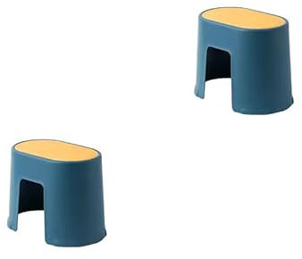 PIURUF 1 Paar tragbarer Toilettenhocker für alle Altersgruppen, 17 cm Höhe, Badezimmer-Fußhocker hilft Verstopfung Hämorrhoiden für eine gesunde Darmflora zu lindern