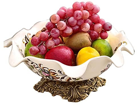 OUSIKA Ciotola for cesto di frutta Ciotole for frutta in ceramica creativa Soggiorno Cesto di frutta for la casa Piatto for frutta Piatto for frutta retrò Decorativo for tavolo Piatti