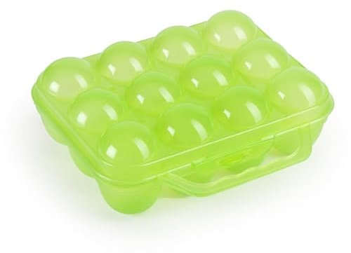 Lot de 12 coquetiers en plastique avec poignée, citron vert, dimensions 19,5 x 18 x 7 cm