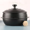 JJoias Cacerola Profunda De Hierro Fundido Con Tapa, Cazuela Antiadherente Bibimbap Coreana, Olla De Hierro Fundido Para Cocina De Inducción, Resistente Al Calor Y A Bajas Temperaturas,6.3l