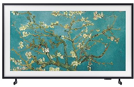 Samsung Lifestyle TV QE32LS03CBUXZT The Frame QLED FHD, Smart TV 32 Matte Display, Art Mode, OTS Lite, Integrato con Bixby Alexa, Google Assistant, Black (Ricondizionato)