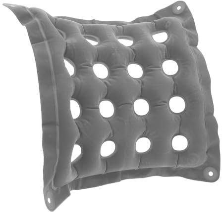 Ipetboom Tragbares Aufblasbares Sitzkissen Atmungsaktives Kissen Zum Sitzen Für Bürostuhl Auto Und Flugzeug Für Lange Druckentlastung Aus PVC Und Flockmaterial Ergonomisch Designed Für