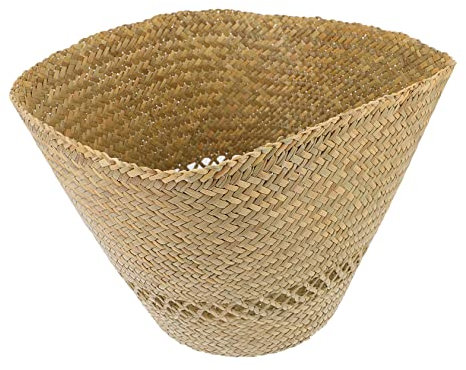 DOITOOL 1pc Rattan Leuchten Boho Hängelampe Schatten Decke Lampenschirme Boho Stil Gewebter Lampenschirm Indoor Hängelampenschirm