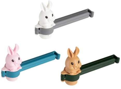 ABOOFAN 3pcs Food Bag Sealing Clip Creative Snack Sealing Clips for Food Storage in Kitchen Use