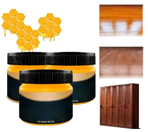 per Beefix Mobili, cera d'api lucidante per legno, lucidante e balsamo naturale per mobili, restauratore e protezione universale per legno antico e moderno (3)