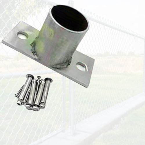 support poteau bois Base De Poteau Ronde De Diamètre 2,5 5 8 12 15 20 Cm, Base D'ancrage À Bride En Acier Inoxydable Pour Porche/rampe/balustrade/clôture/boîte(4 X 5cm/1.62in)