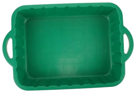Vaschetta Raccolta Olio Auto in Plastica Verde 23, 6x15, 3x3, 5 Pollici