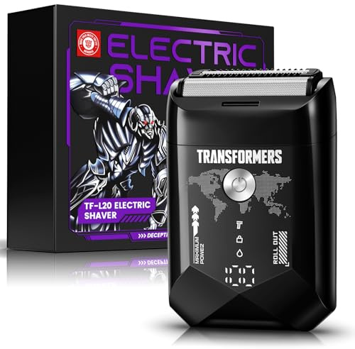 Transformers Electric Foil Shaver for Men:Portable Electric Razor for Face